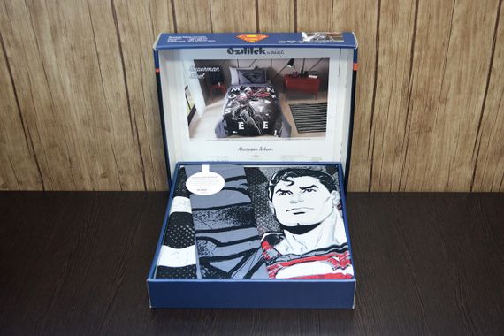 Постельное белье Ozdilek Ranforce 160х220 Superman Steel | Зображення 2