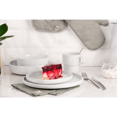 Тарелка Ardesto Trento Dessert 20,5 см White (AR2920TW) | Зображення 2