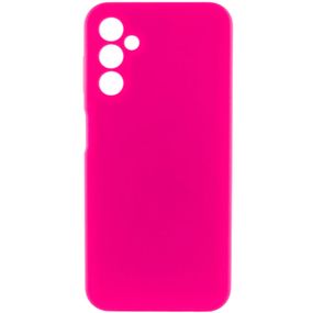 Чехол Silicone Cover Lakshmi Full Camera (AAA) для Samsung Galaxy A14 4G/5G Розовый / Barbie pink