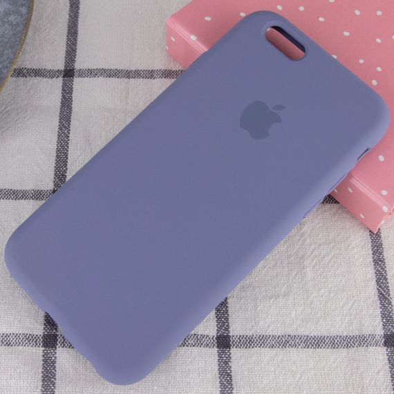 Чохол Silicone Case Full Protective (AA) для Apple iPhone 6/6s (4.7") Сірий / Lavender Gray | Зображення 1