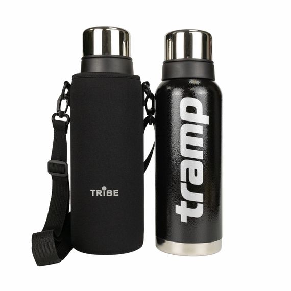 Чохол для термоса Tribe 1,2л експедиційний термос, Неопреновий термочохол трайб захисний, Чохол на термос похід риболовля | Зображення 3