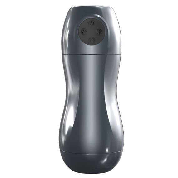 Вібромастурбатор Dorcel BLOWJOY VIBE, ефект всмоктування, Сірий
