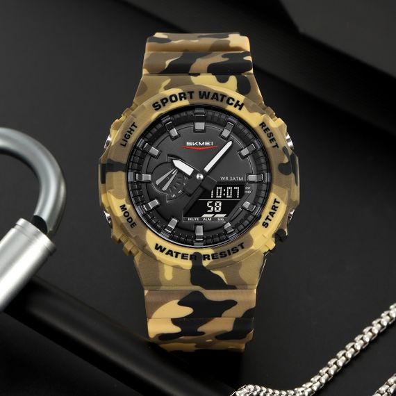 Спортивний чоловічий годинник Skmei 2351CMDT Desert Camouflage | Зображення 3