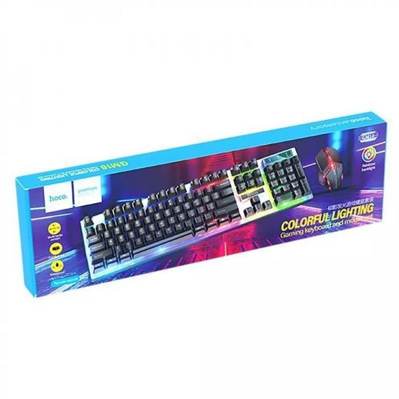 Игровая клавиатура + мышь Hoco GM18 Luminous | Зображення 5