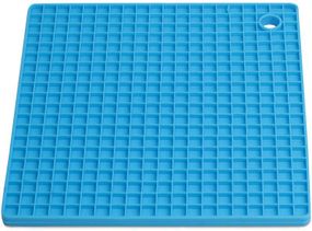 Підставка під гаряче Kamille силіконова 17.5x17.5см, кольорова