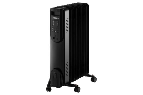 Масляний радіатор Ardesto 2,0 кВт, площа обігріву 20 кв.м., чорний, підлоговий, 9 секцій (OFH-E09X2)
