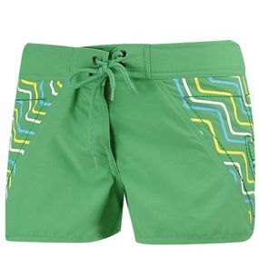 Шорты женские пляжные adidas BOARD SHORT E78324 (зеленые, быстро сохнут, не впитывают влагу, бренд адидас)