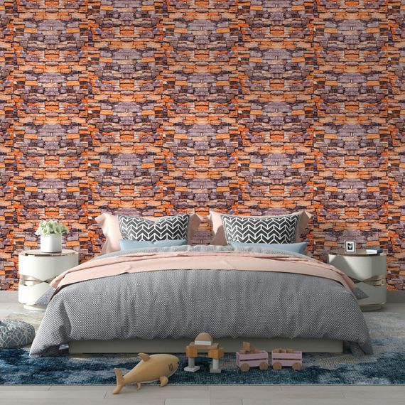 Самоклеюча 3D панель пісковик катеринославська цегла 3080x700x3мм SW-00001763 | Зображення 6