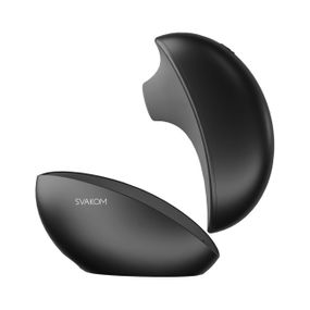 Вакуумний кліторальний смарт-стимулятор Svakom Pulse Galaxie Midnight Black, проєктор зоряного неба Sex Aura
