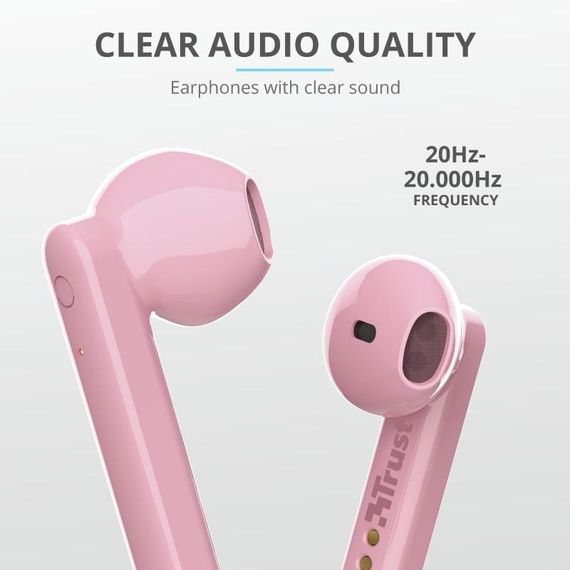 Наушники Trust Primo Touch True Wireless Mic Pink (23782_TRUST) | Зображення 9