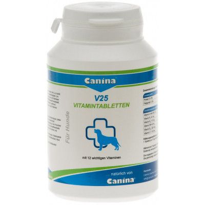 Витамины для собак Canina Поливитаминный комплекс V25 30 таблеток (4027565110100)