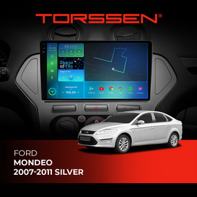 Штатна магнітола Torssen 2K Ford Mondeo 07-11 silver FL9 4+64Gb 4G Carplay DSP