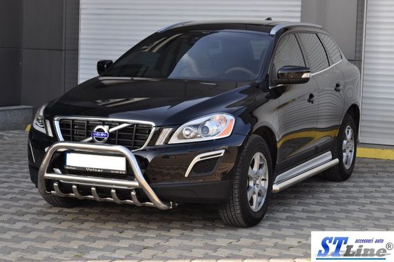 Кенгурятник WT003 (нерж) для Volvo XC60 2009-2017 гг | Зображення 1