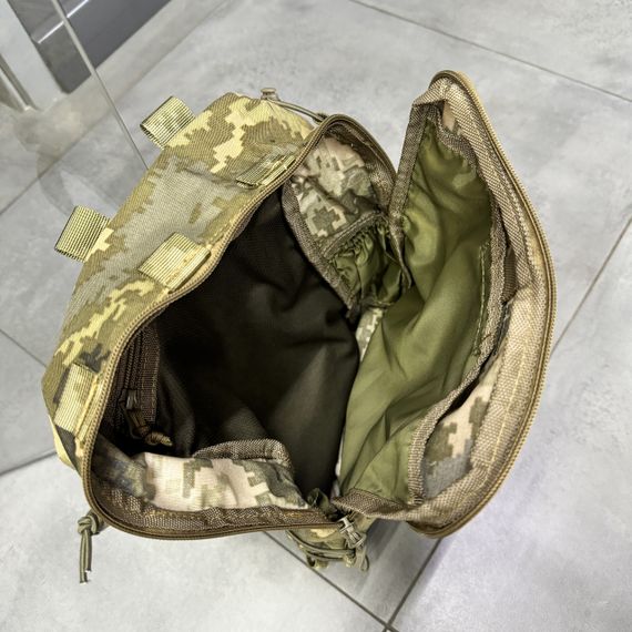 Підсумок-рюкзак сухарний на плитоноску з Моллі, Піксель, WINTAC, Cordura 1000D, сумка сухарна тактична, сумка сухарка армійська | Зображення 5