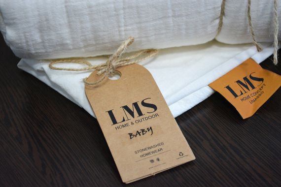 Дитяча постільна білизна Limasso Dubrovnik Muslin Baby 100х150 см Snow White | Зображення 5