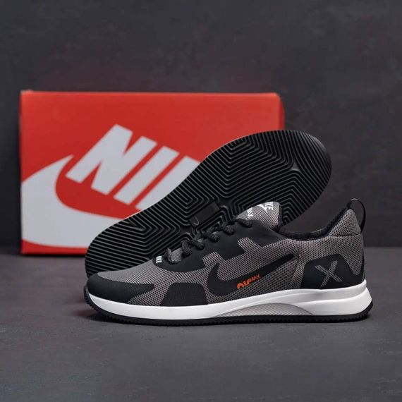 Літні кросівки Nike колір сірій/чорний | Зображення 6