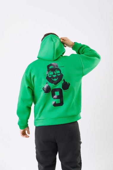 Худі унісекс МА (01) зелений | Зображення 6