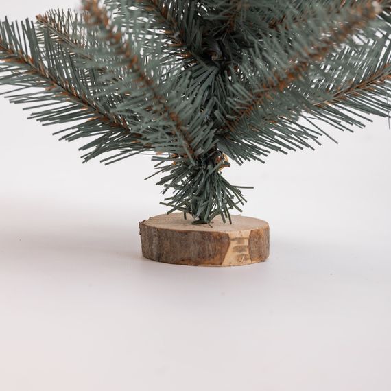 Штучна новорічна міні ялинка «Полонинська» блакитна 45 см SOK-M-03-1-2 | Зображення 1