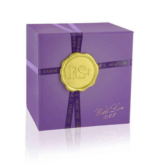 Вібратор-серце Rianne S: Heart Vibe Purple, 10 режимів роботи, медичний силікон, подарункова упаковк | Зображення 2