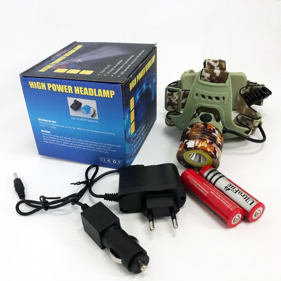 Налобний фонарь с аккумулятором CH-108-T6+COB(white+red), Перезаряжаемый налобный фонарь Head Lamp LJ-36 | Зображення 8