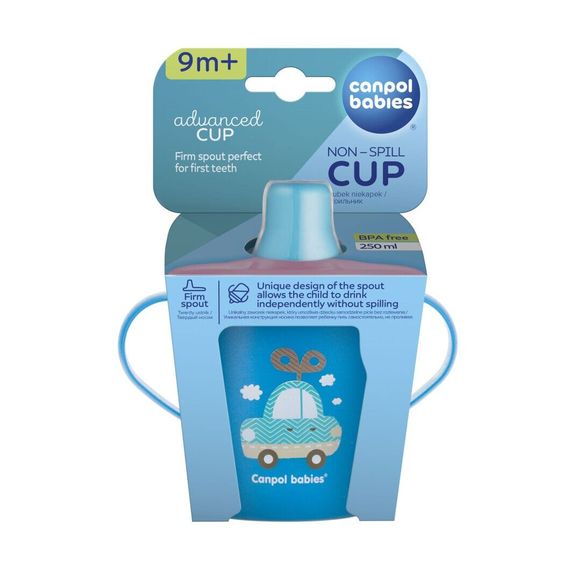 Кружка непроливайка Toys Canpol babies 31/200_blu Синій shop (5901691813069) | Зображення 1