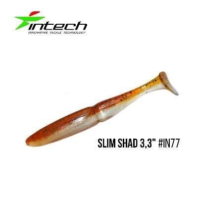 Силіконова приманка, Їстівний силікон Intech Інтеч Slim Shad 3,3"7 шт IN77