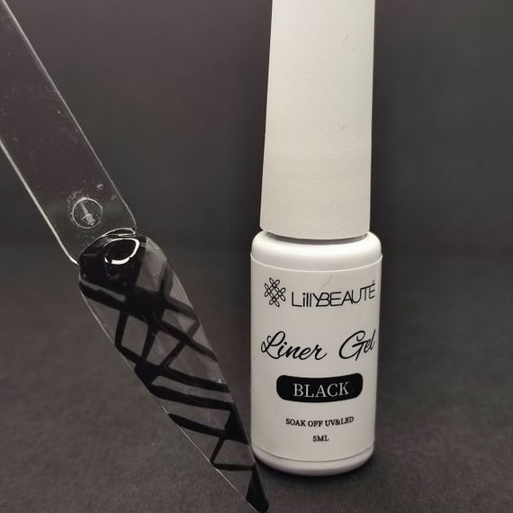 Лайнер гель-краска №1 (черная) Lilly Beaute Liner gel 5 мл