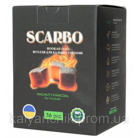 Уголь ореховый для кальяна Scarbo 0.5 кг.