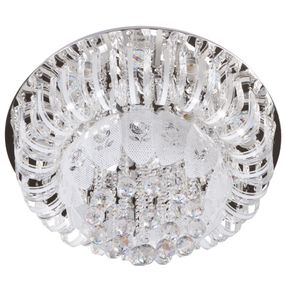 Люстра потолочная хрустальная с подсветкой LED E27 60W Glass (BCL-642/9)