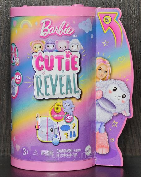 Лялька-сюрприз Barbie Cutie Reveal Chelsea Lamb Plush Челсі в костюмі, Ягнятко Барбі Милашка проявляшка | Зображення 6