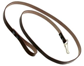 Шнур (тренчик) страховочный (кожа, чёрный) MAS