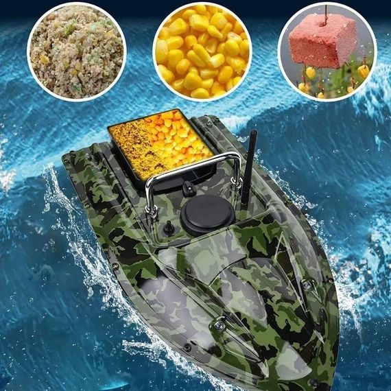 Короповий кораблик для риболовлі Підсвічування Круїз контроль 12000 мАг (Fishgang C118 Green) | Зображення 1