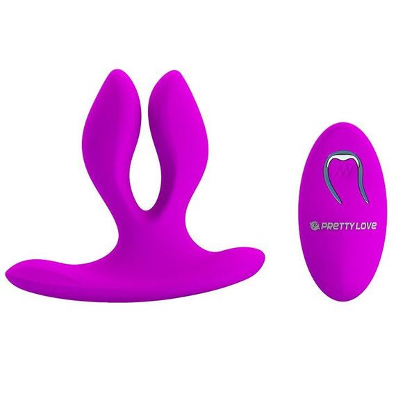Універсальний вібромасажер для пар Pretty Love "Magic Fingers U" BI-014478W Sex Aura | Зображення 1