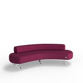Трехместный диван FLEX 25 Ткань Розовый