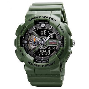 Чоловічий годинник Skmei 1688AG Army Green.