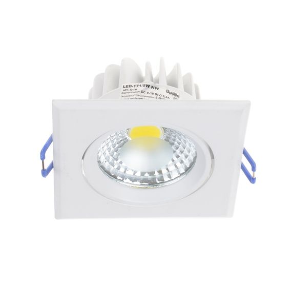 Потолочный светильник LED врезной  LED-171/5W NW WH
