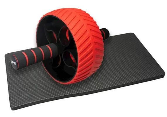 Колесо для преса Power System PS-4107 Full Grip AB Red + килимок Red/Black (4107RD-0) | Зображення 2