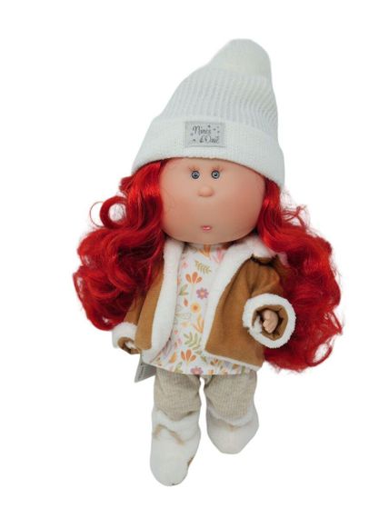 Испанская Виниловая Кукла Миа Девочка с Красными Волосами Нинес Mia Аutumn Nines d`Onil 30 см