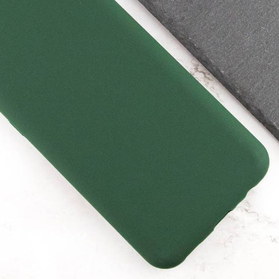 Чохол TPU GETMAN Liquid Silk Full Camera для Samsung Galaxy A06 Зелений / Dark green | Зображення 2