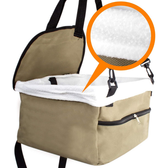 Сумка для транспортування тварин в авто Pet Booster Seat, автомобільна сумка для перевезення собак і кішок | Зображення 5