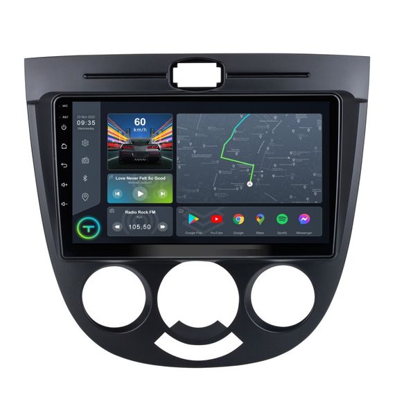 Штатна магнітола Torssen Chevrolet Lacetti 04-13 FL9 4+64Gb 4G Carplay DSP | Зображення 1