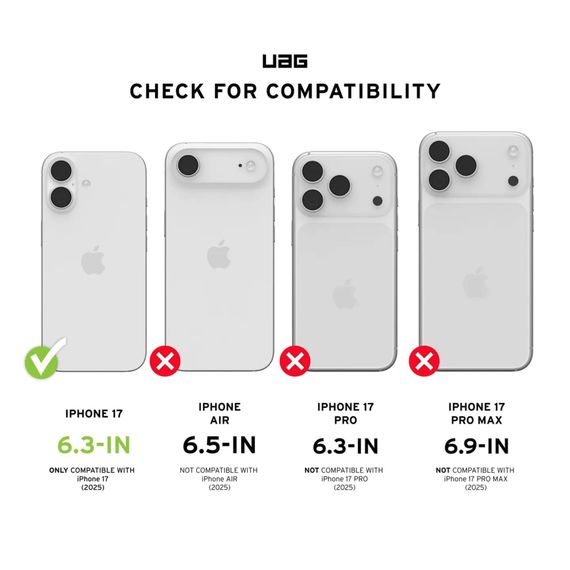 Скло захисне UAG iPhone 17 Transparent (14438411VNA) | Зображення 8