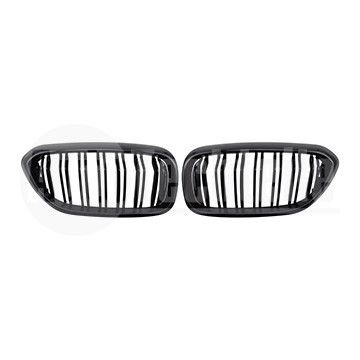 Решетки радиатора компл. BMW 5 G30/G31 17-20 (глянц. чёрн. двойная), AutoTechteile, 706 5173, 706 5171