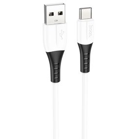 Дата кабель Hoco X82 Silicone USB to Type-C (1m) White