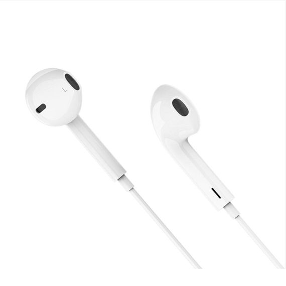 Наушники HOCO M101 Crystal joy Type-C wire-controlled digital earphones with microphone White | Зображення 1