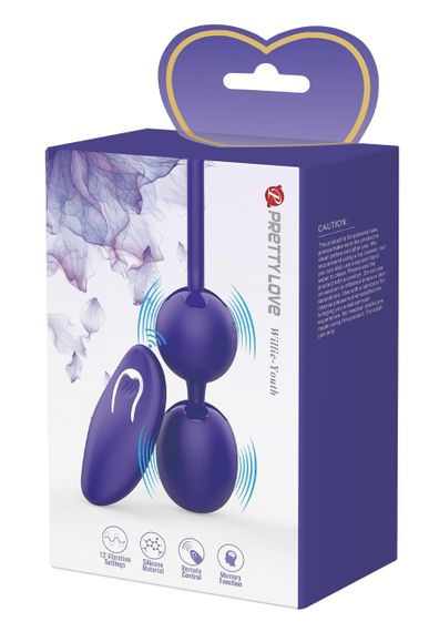 Вагінальні кульки з вібрацією Pretty Love - Willy Youth, BI-014548WL sexstyle | Зображення 9