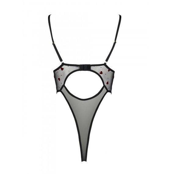 Еротичний боді з малюнком Passion LOVELIA BODY S/M, black | Зображення 5