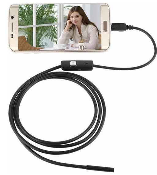 Камера Эндоскоп Android and PC Endoscope, гибкая USB-камера (100P) 2 метра | Зображення 3