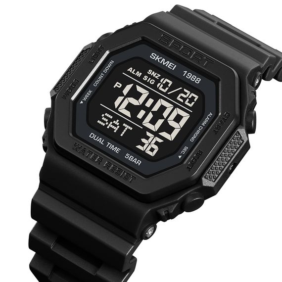 Чоловічий годинник Skmei 1988BK Black | Зображення 1