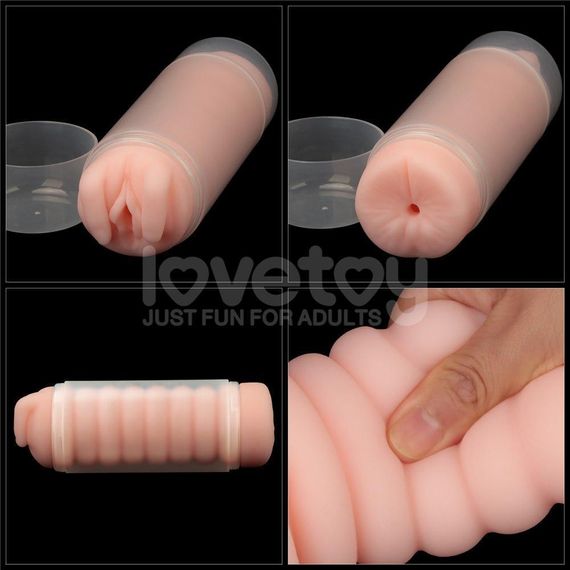 Мастурбатор подвійний SKIN BLOWOUT DOUBLE SIDE STROKER Sex Aura | Зображення 3